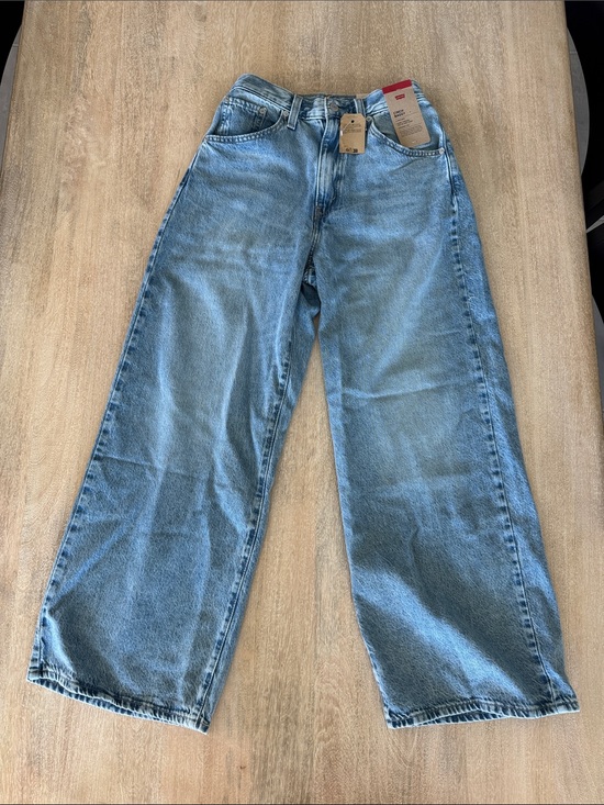 Levi's Denim - Levi's Relaxed Wide-Leg Light Blue Denim Jeans